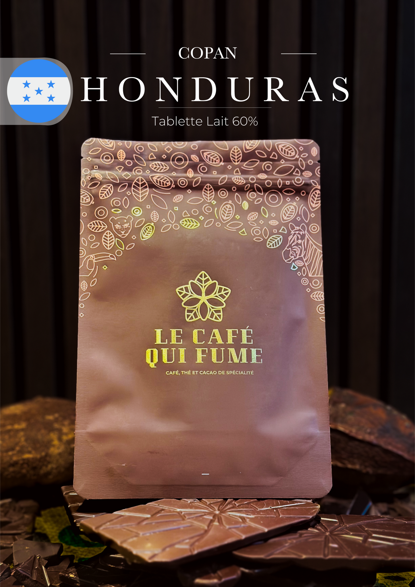 Tablette Lait 60% Honduras Copan