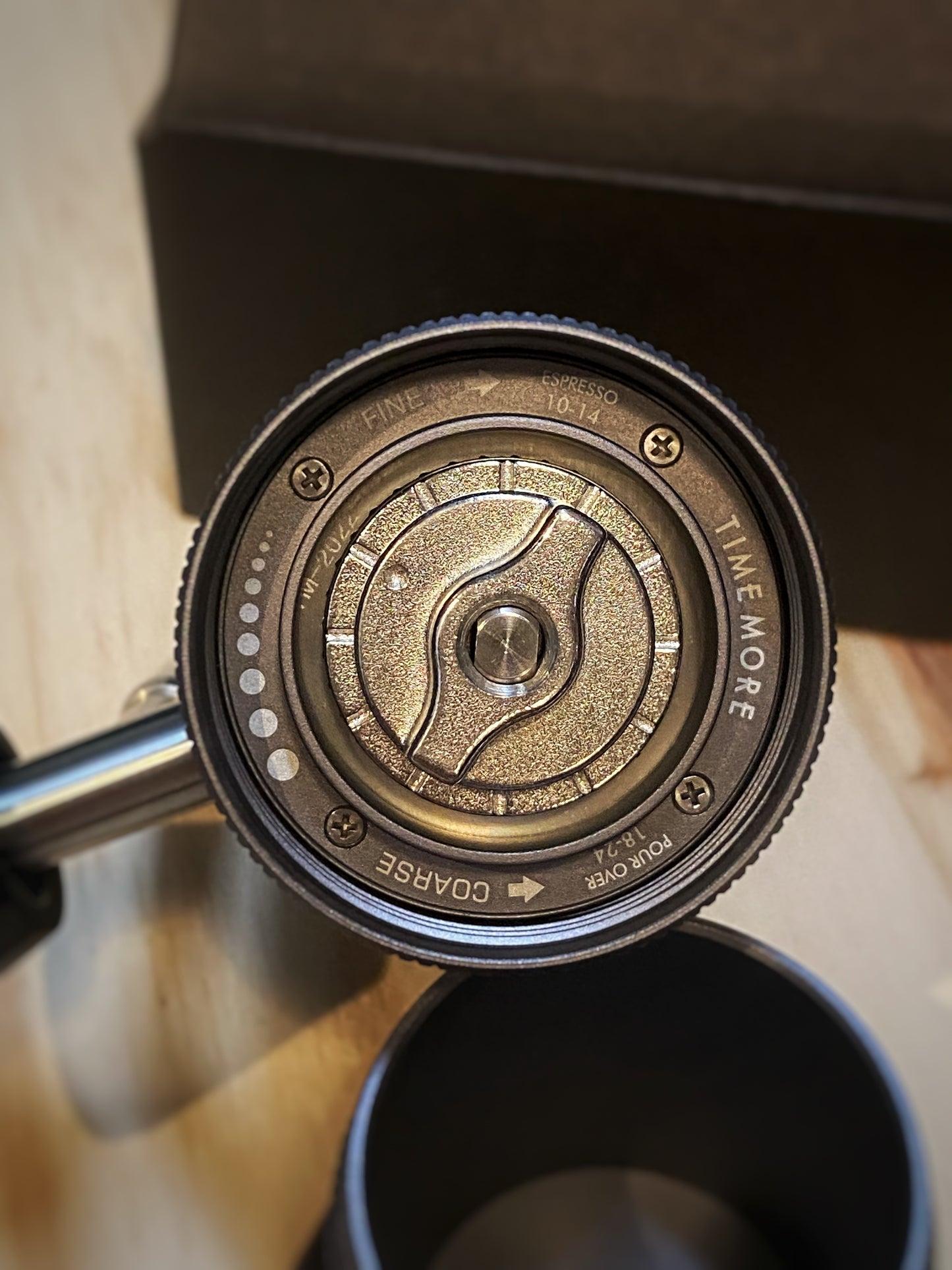 moulin réglage mouture timemore slim