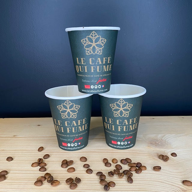 Lot de 50 gobelets biodégradables espresso