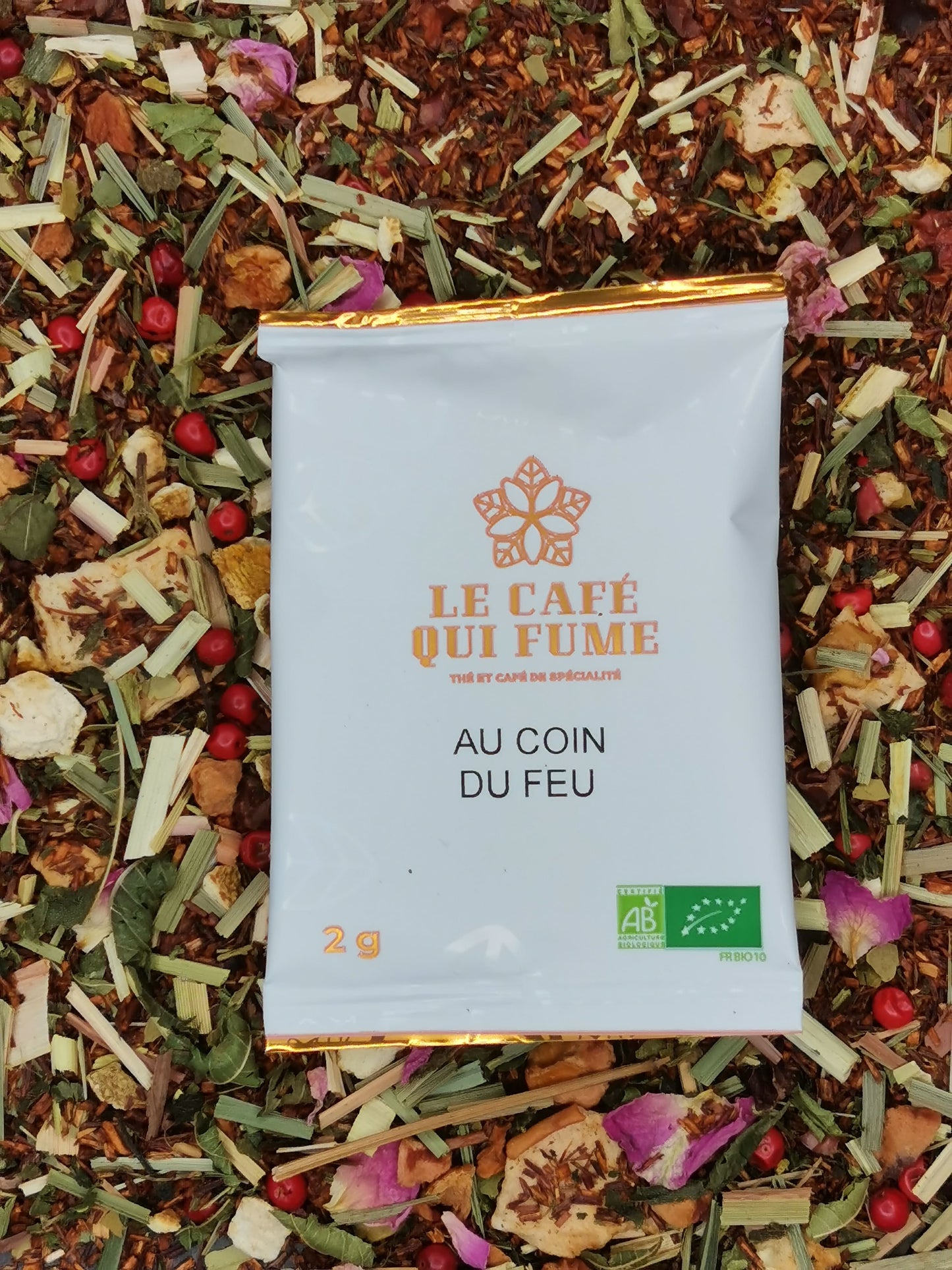 sachet individuel de rooibos agrumes