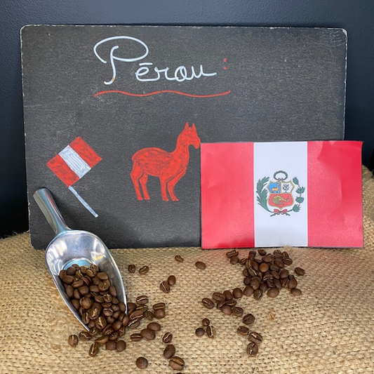 Culture du café du pérou - drapeau du pérou - Le café qui fume 