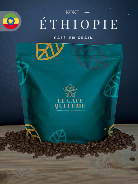 café en grain d'Éthiopie 